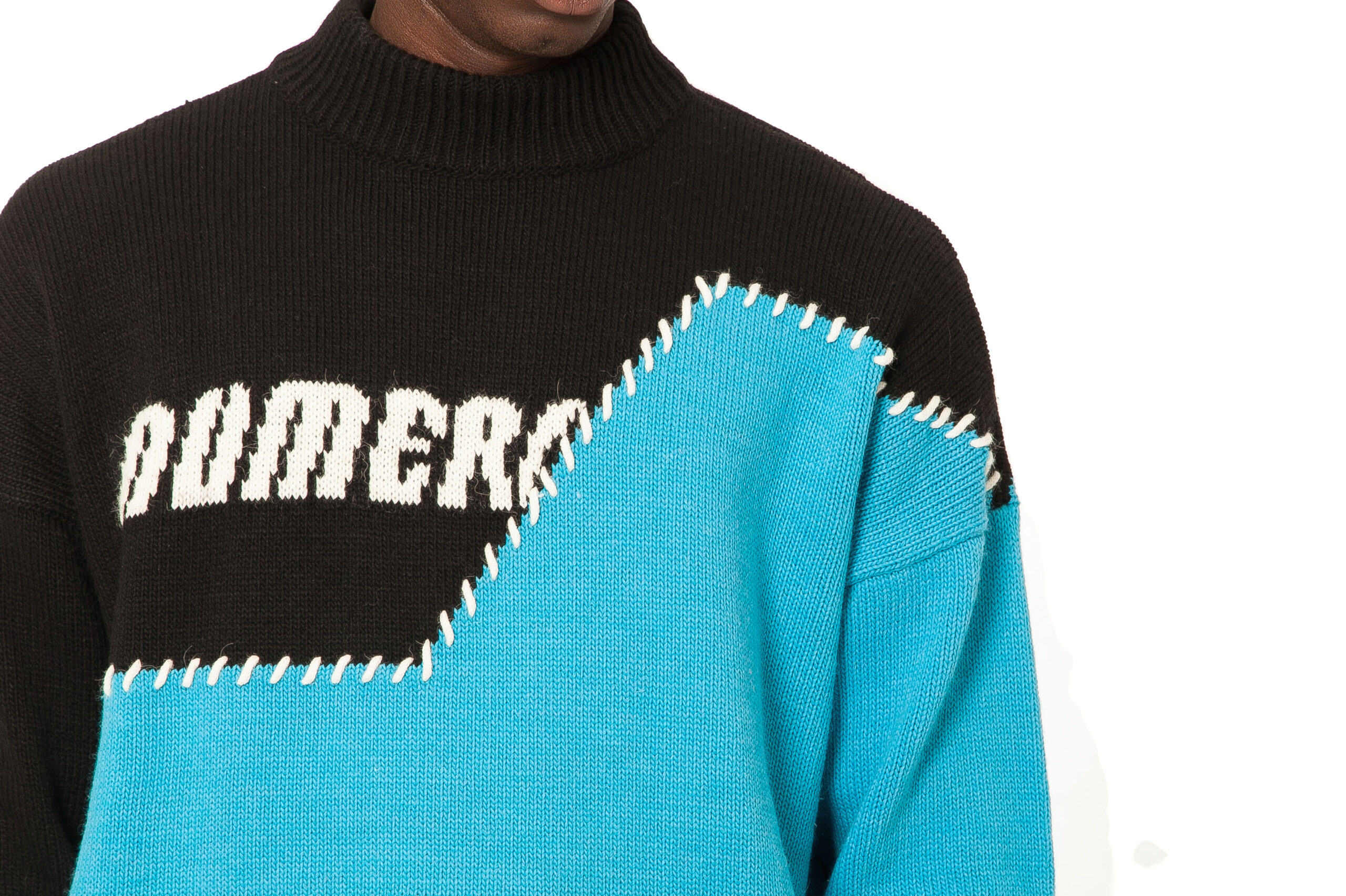 BLU BICOLOR SWEATER - Image 3